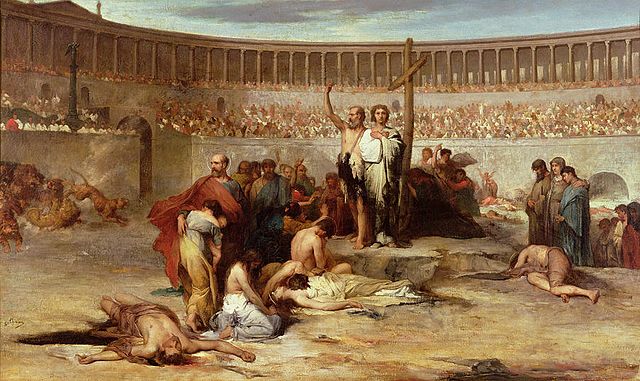Romans persecuting Christians