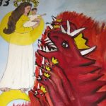 Red dragon to devour man child