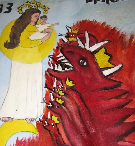 Red dragon to devour man child