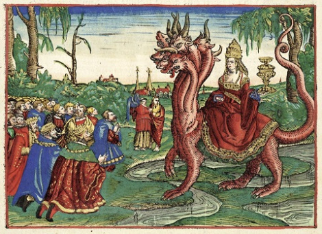 Whore Babylon on eighth beast