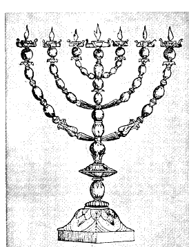 Candlestick of Old Testament Tabernacle