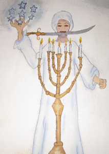 Jesus in the Midst of the Seven Candlesticks