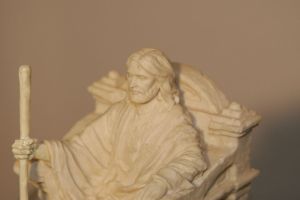 Jesus on his throne