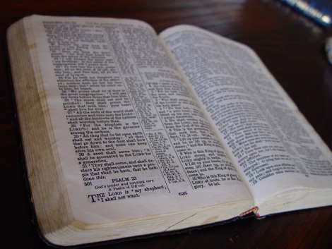 Holy Bible Book Opened