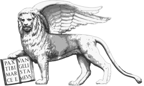 Lion Holding an Open Book